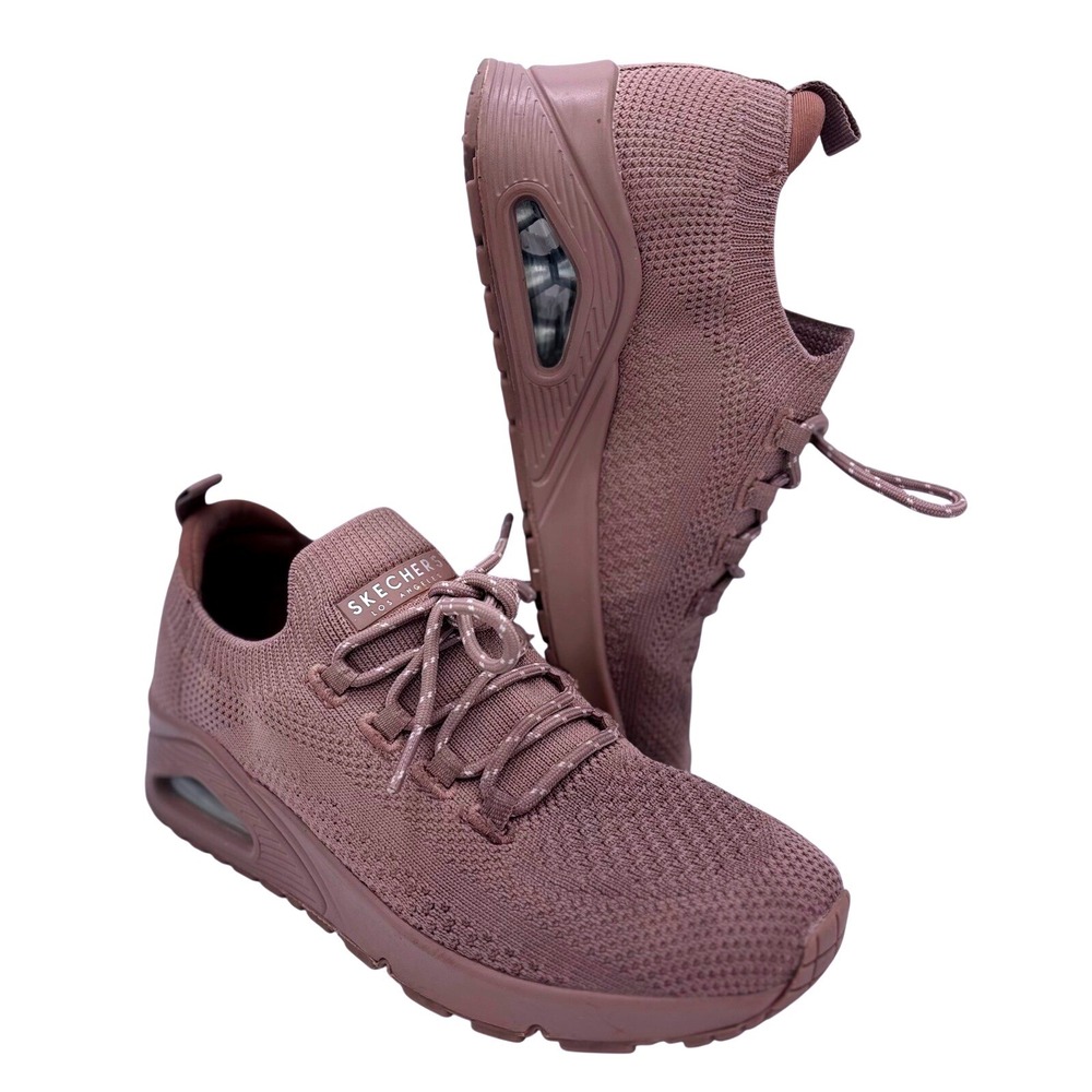 Skechers Women's UNO-EVERYWEAR Sneaker Size 6 Air‎ Cooled Memory Foam Mid Sole